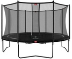 Батут BERG Favorit 380 Black з захистною сіткою Comfort