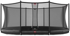 Батут овальний BERG Grand Favorit InGround 520 Grey з захистною сіткою Comfort